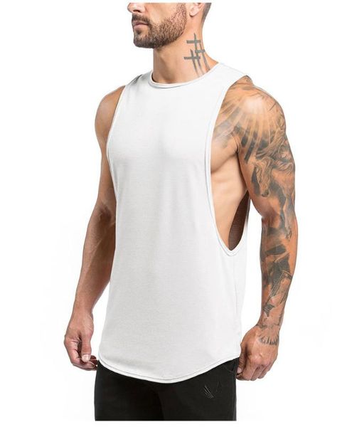 

summer new style muscle fitness brothers sports casual running exercise quick-dry vest men's, Black;blue