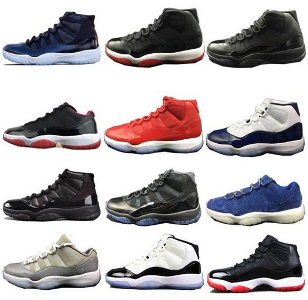

11 basketball shoes 5-11s jumpman 97 bred concord platinum 45 jam gym gamma red blue designer sneakers xi men women with box