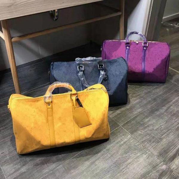 

ms the new male high-capacity short-distance travel bag trend letter single shoulder handbagg duffel bags men luxury women handbags