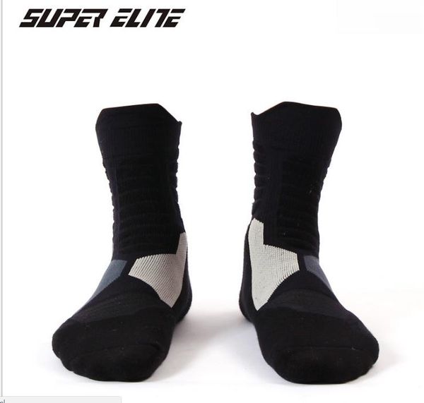 

high socks, any pull socks, professional basketball socks, men, sports socks, Black