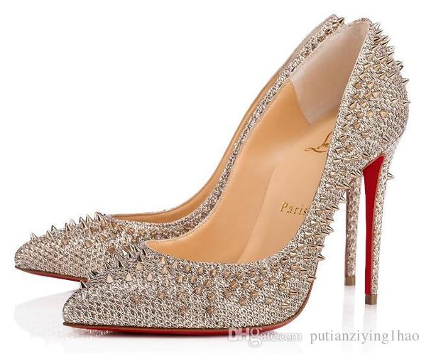

Кристиан Bottom Louboutin CL новый принт красная подошва туфли с женской обуви на высоких