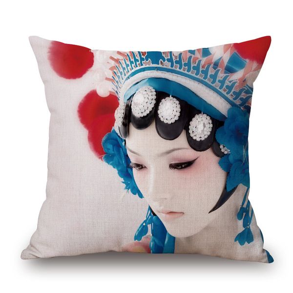 

peking opera huadan cushion set sofa cushion gift customized