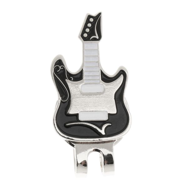 

electric guitar magnet hat clip golf ball markers clip on golf cap visor