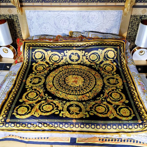 

barocco la coupe des dieux plaid throws plane travel blankets velvet casual colorful warm comfort blanket winter thicken home l textiles