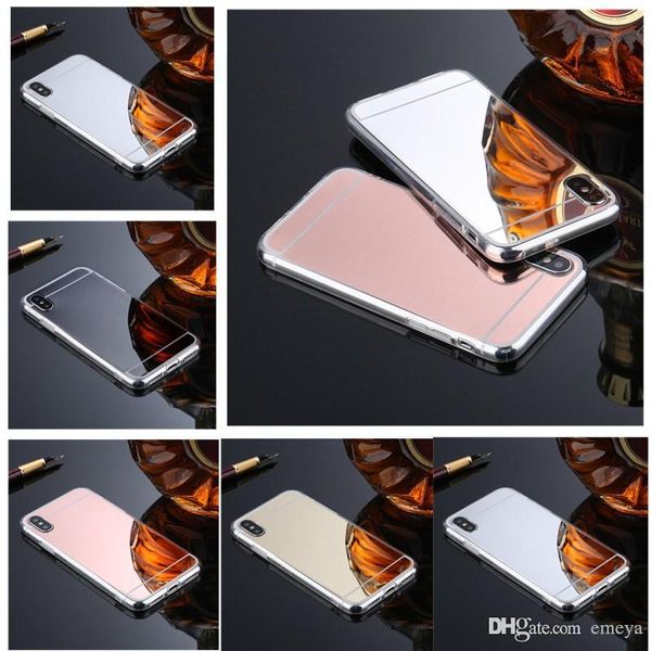 

cases luxury mirror tpu soft silicone case for iphone 11 pro max 6 6s 7 8 plus x xs max xr 10 shell cover for iphone 7 plus i7 i7p