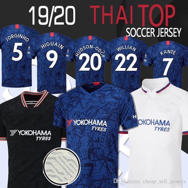 

Thailand 19 20 KANTE LAMPARD ODOI JORGINHO PULISIC CHEEK soccer jersey 2019 2020 GIROUD Camiseta de football kits shirt MEN WOMEN camisetas