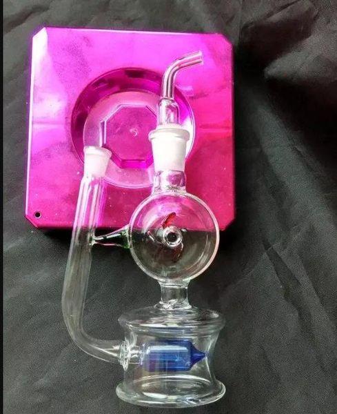 Cor Windmill hookah bongs de vidro acessórios, Vidro Cachimbos coloridos mini-multi-cores Tubos mão Melhor colher glas