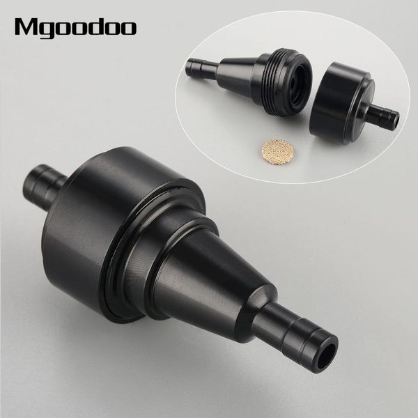 

mgoodoo universal 6mm petrol gas fuel filter cleaner cnc aluminium for motorcycle pit dirt bike atv oil gas fuel filter 5colors