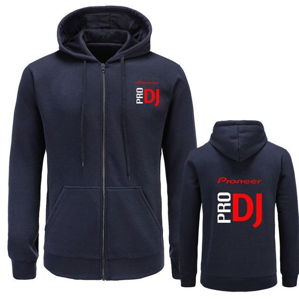 

mens rock rapper dj pro designer hoodies cardigans hooded zipper up sweatshirts, Black