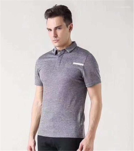 

printed lapel neck mens male apparel slim sports mens designer polos golf, White;black