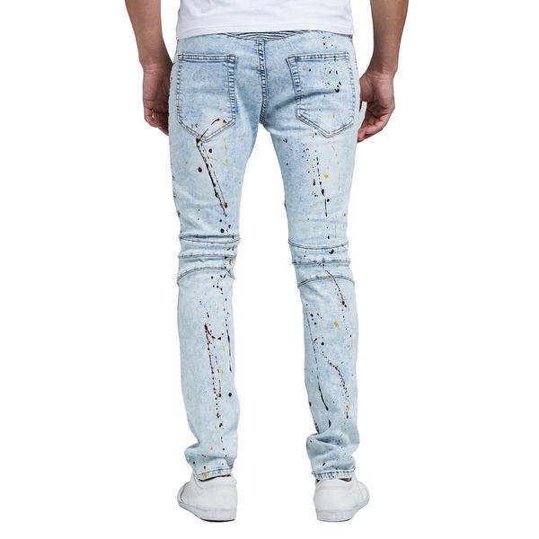 

pants mens distressed 19fw blue long hiphop designer jeans washed draped jeans street ggeuk, Black