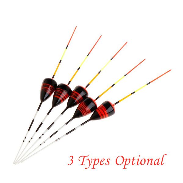 

5 pcs/set fishing float small fish ice fishing carp trout fluorescent shallow water shaft wood floats stick tackle accessories