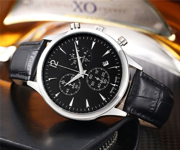 

2020 new belt watch men's watch fashion casual automatic trend quartz watch for friends, couples gift preferred, Slivery;brown