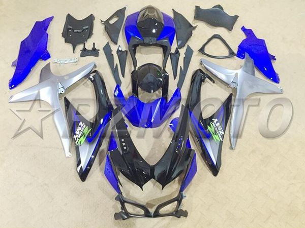 

injection mold new abs motorcycle fairings kit fit for suzuki gsx-r600 gsx-r750 600 750 k8 2008 2009 2010 08 09 10 royal blue