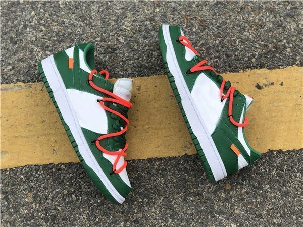 

2020 off authentic white sb dunk low leather pine green navy university red men basketball shoes sneakers ct0856-100 with original box