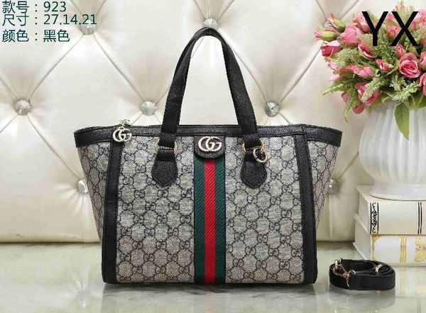 

luxurys designers handbags purses fashion canvas shoulder bags large capacity women crossbody bags two-tone messenger tote bag, Black