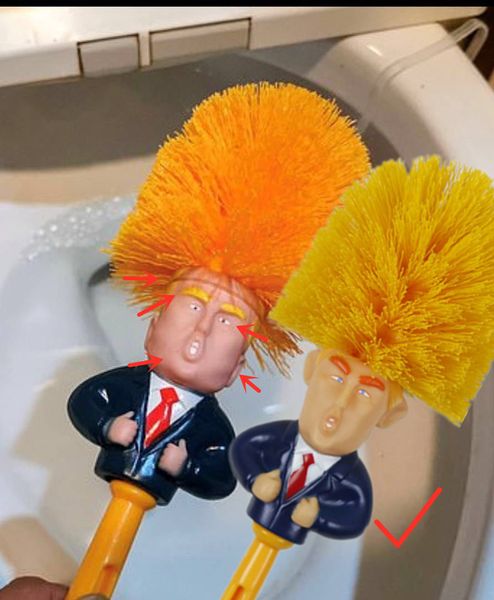 

donald trump toilet brush set with brush holder plastic wc toilet bathroom cleaning accessories toilet supplies