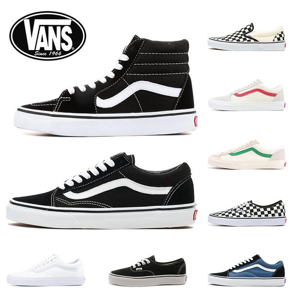 2020 New Vans Classic Old Skool Black White Fear Of God Red Buble