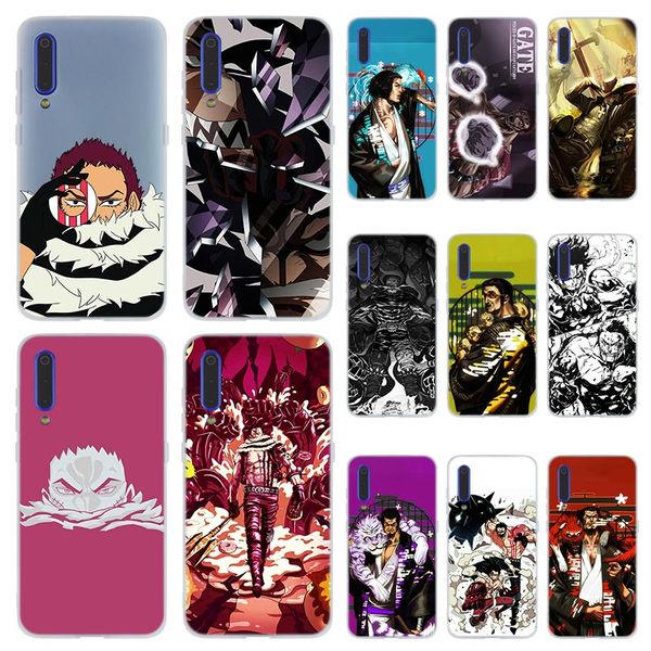

fashion soft tpu phone case cover for coque xiaomi redmi 4x 4a 6a 7a y3 k20 5 plus note 8 7 6 5 pro one piece katakuri
