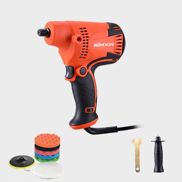 

kkmoom для 800 вт регулируемая скорость электрический автомобиль полировщик воском машина автомобиля полировка мебели сочетании с 7 губки