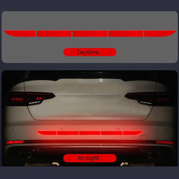 

bumper reflective tape anti-collision strips mouldings 90x3.5cm car exterior