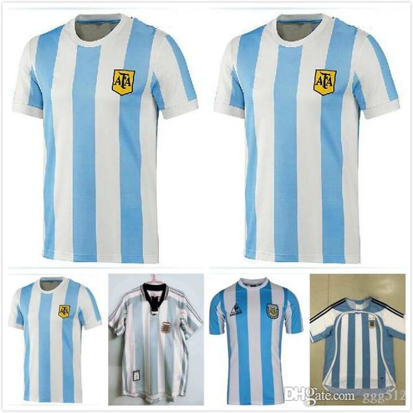 

2006 world cup argentina retro soccer jersey 06 messi 19 carlos tevez roman riquelme cambiasso crespo gabriel heinze football shirts, Black;yellow