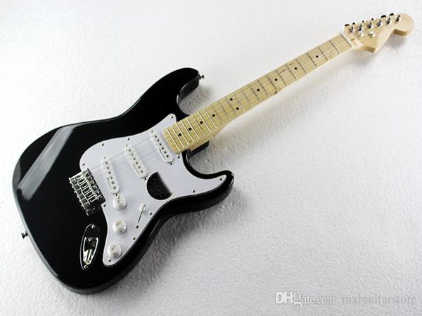 Новые 39-дюймовые гитара черные 6 струн Электрические гитара палисандр Мазикальные инструменты Professional Vilao