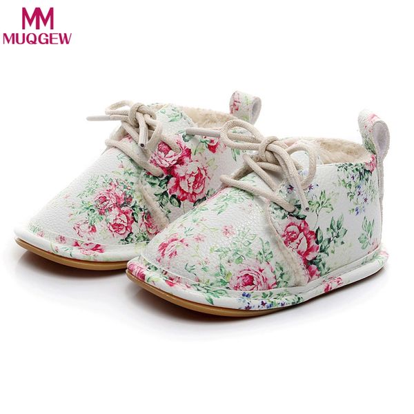 

2018 beautiful baby sneakers first walkers shoes baby girls boys floral crib shoes soft sole anti-slip sneakers sapatos menina