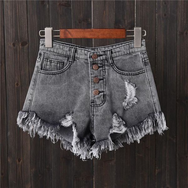 

jeans shorts women summer booty shorts mini denim short feminino casual jean black vintage plus size s-6xl, White;black