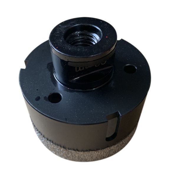 

dry vacuum brazed diamond drilling core bits ceramic tile hole saw granite marble drill bits with m14 thread -68mm promotion