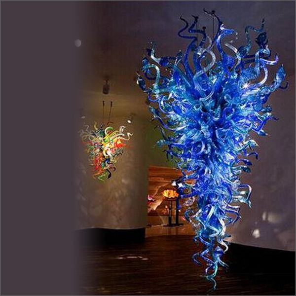

wholesale hand blown murano glass chandeliers lightings large luxury blue murano glass chihuly style chandeliers modern art deco glass light