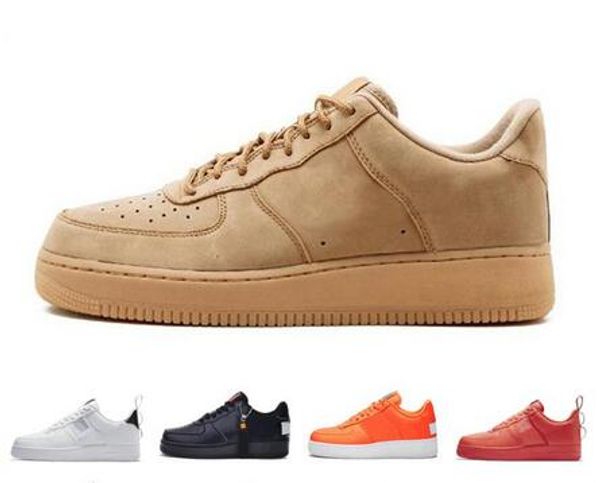 

one 1 dunk luxury mens casual shoes chaussures skateboarding black white orange wheat women men high low designer trainers platform sneakers