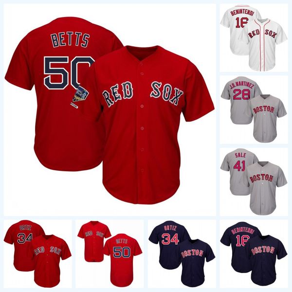 

Chris owings J.D. Martinez Chris Sale Red Sox Mookie Betts Xander Bogaerts Dustin Pedroia Jackie Bradley Jr. Benintendi Baseball Jersey