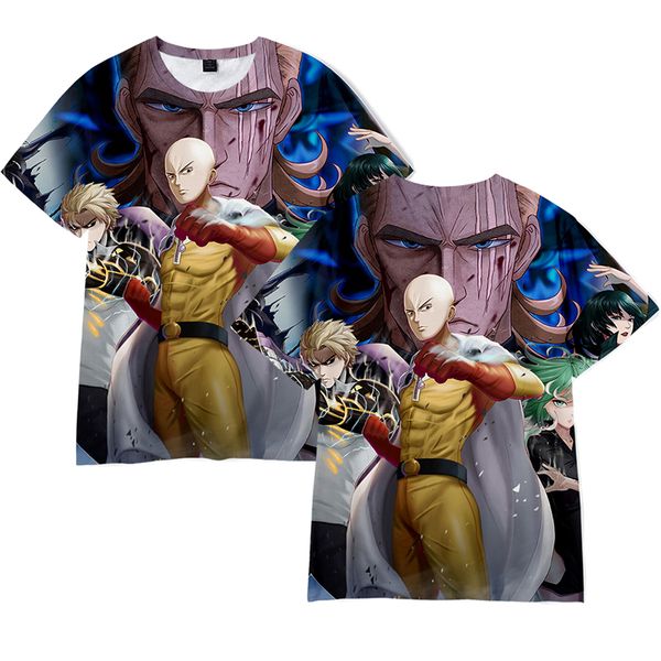 

японский аниме один удар man kpop 3d футболки косплей мужчины женщины тенниска с коротким рукавом o-образным вырезом мужская майка топы, White;black