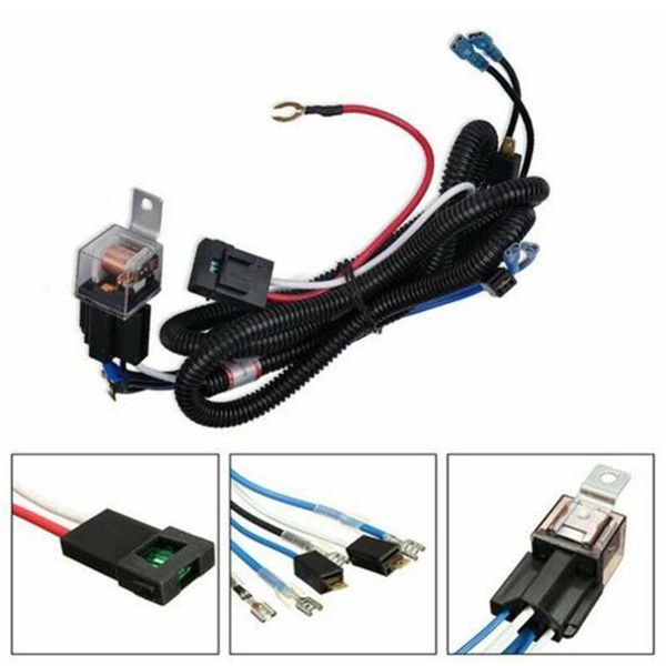 

12v car horn modified wiring harness car modification parts universal type auto cable wiring harness kit accessory