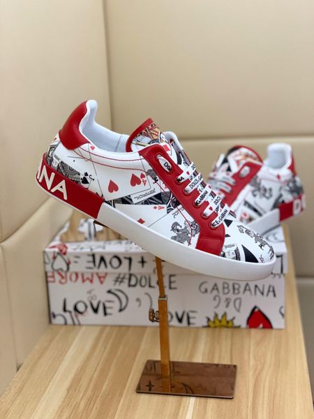

2019p ummer new high end brand leather men 039 hoe per onalized printing low cut ca ual flat hoe fa hion wild port hoe ize 3