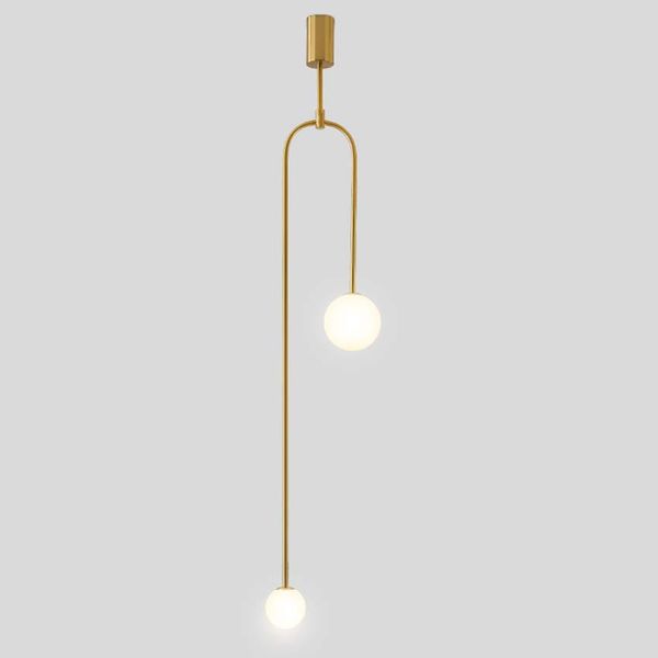 Postmodern Wrought Iron Chandelier Gold Black White Iron White
