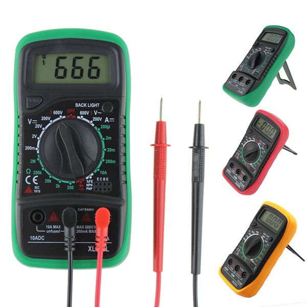 

xl-830l портативный жк - цифровой мультиметр 3 1/2 вольтметр омметр multitester f7