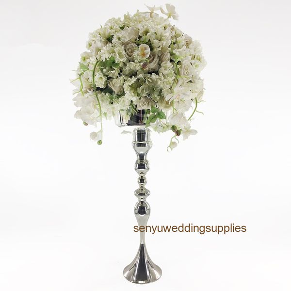 Support de fleurs de Style romain classique, nouveau style de mariage, Vase en métal pour décoration de mariage, décoration de fête, senyu0235