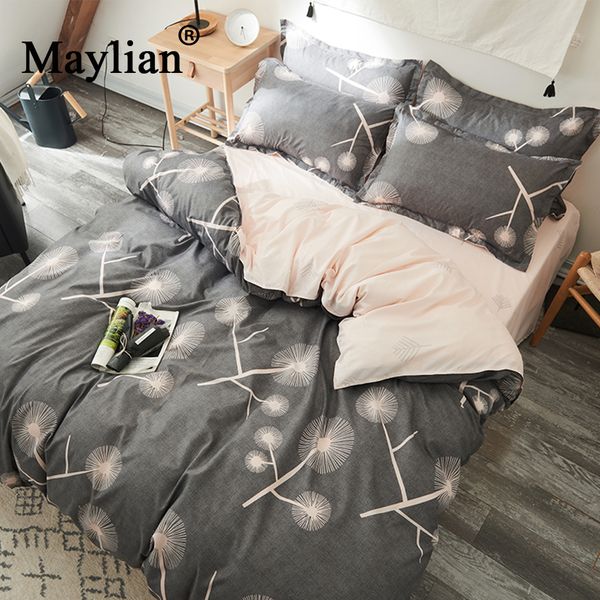 

17colors colorful home textile 3/4pcs bedding sets duvet cover bed sheet pillow cover polyester autumn winter warm brand be1174