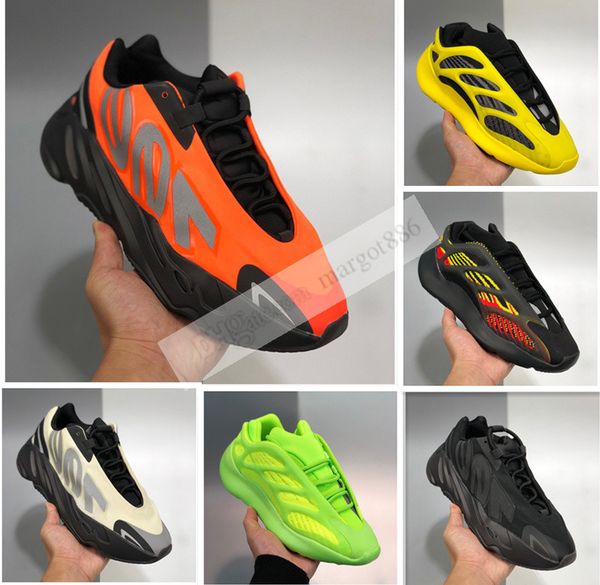 

new 700v2 orange black womens mens running shoes 700v3 hospital carbon blue vanta magnet mens trainers sports sneakers 36-45