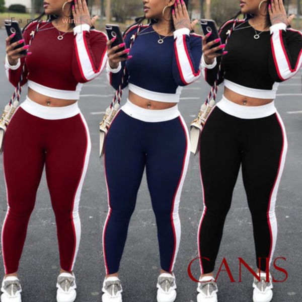 

короткие новейший женщин ladies tracksuit 2pcs топы тощие брюки комплекты активный wear pop испания костюм drop доставка, White