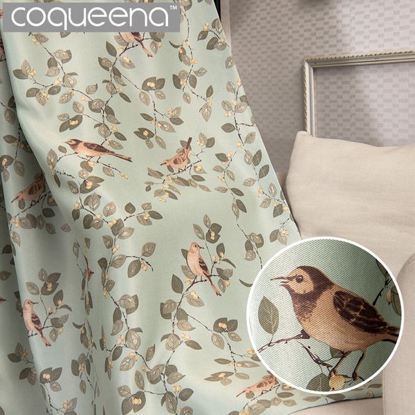 2019 Decorative Birds Curtains For Living Room Bedroom Kitchen