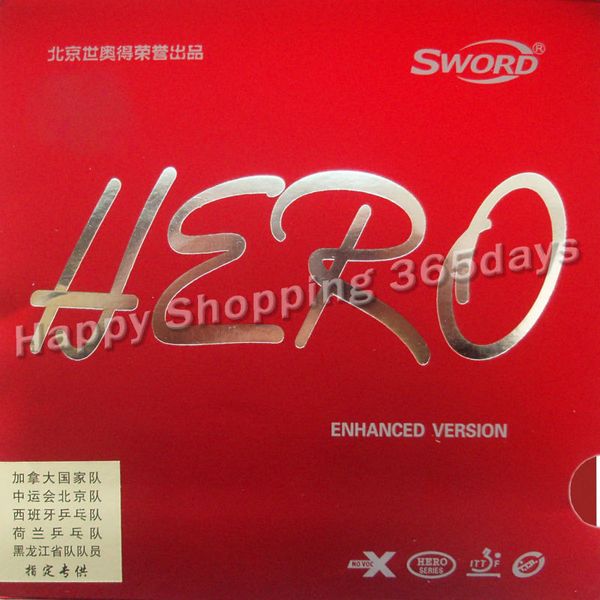 

original sword hero new enhanced version pips-in table tennis pingpong rubber with sponge racket rubber sponge