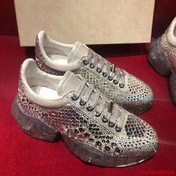 

disigers diamond sneakers luxury diamond shoes men women casual shoes 2019 fashion luxury shoes leather sneaker wholesale