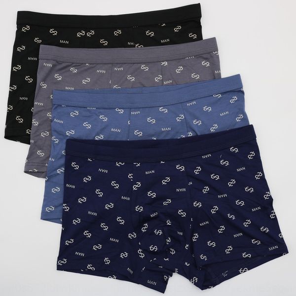 

men's modier underwear and shorts boxer underwear supermarket printing 3d big surrounding fiber men's shorts, Black;white