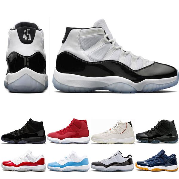 

basketball shoes 11 men's 11s new concord 45 white gold tone space jam gym red victory like 96 xi designer sports shoes men's