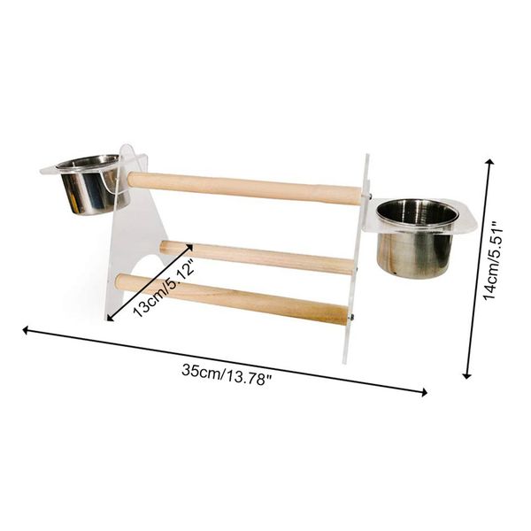 

pet bird playstand parrots training stand окунь тренажерный зал птичьи игрушки с чашкой для кормления аксессуары для птиц