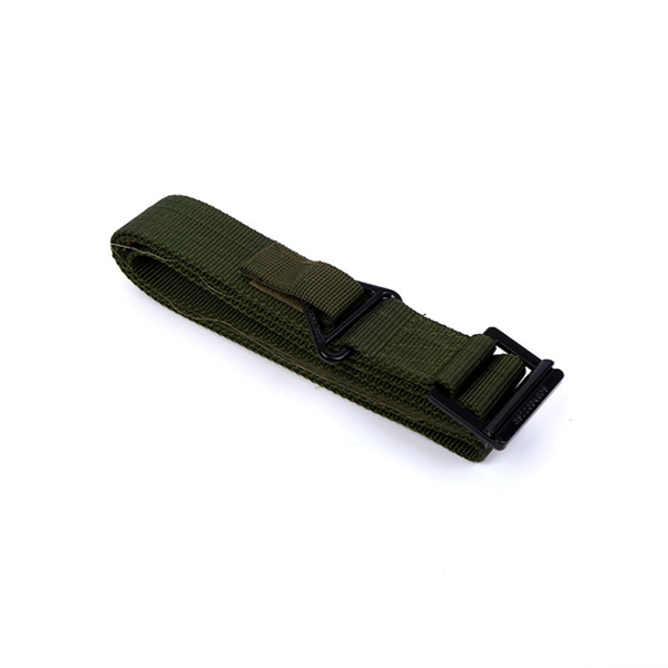 

waist support outdoor tactical belt men's canvas downhill rescue nylon durable, Black;gray