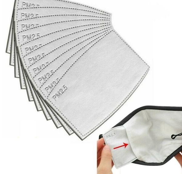 

200pcs/lot a large number of spot mask gasket pm2.5 filter 5-layer protective filter activated carbon mask filter